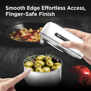 Kitchen Mama Orbit One Rechargeable Can Opener – White – Hands-Free, Type-C Charging