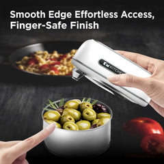 Kitchen Mama Orbit One Rechargeable Can Opener – White – Hands-Free, Type-C Charging