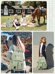 Lightweight School Backpack for Girls – 14" Laptop Rucksack, Travel & College Bag