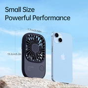 Portable Handheld Mini Fan – 3 Speeds USB Rechargeable