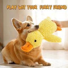 Plush Duck Dog Toy – Squeaky, Soft Puppy Toy for Small, Medium & Large Dogs 35CM