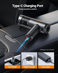 SEALIGHT Portable Cordless Car Vacuum 25000Pa