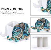 Elephant Desk Organizer with Phone
