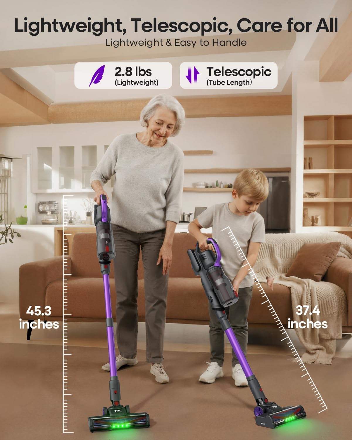 AlloyMove 450W Cordless Stick Vacuum Cleaner