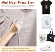 Mini Travel Iron Dual Voltage Ceramic Soleplate
