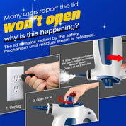 Handheld Steam Cleaner 1050W 12-Piece Kit