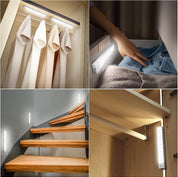 2 pack LED Under Cabinet Lights - 36 LED Motion Sensor Wireless USB Rechargeable 1000mAh Night Light