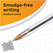 Original Ballpoint Pens Medium Tip 1mm – Smooth Writing Black Ink, Box of 10
