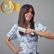 Shine Therapy Wide Hair Straightener with Argan Oil & 9 Heat Settings – S8550