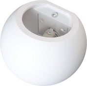 LightHub Up/Down Gypsum Plaster Indoor Paintable Wall Uplight – G9 Sconce Light – White