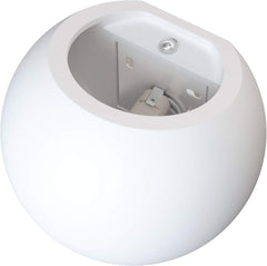 LightHub Up/Down Gypsum Plaster Indoor Paintable Wall Uplight – G9 Sconce Light – White