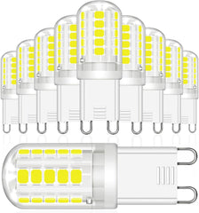 LEDYA G9 LED Bulbs, 3W (30W Equivalent), Warm White 2700K, 380LM, Pack of 6