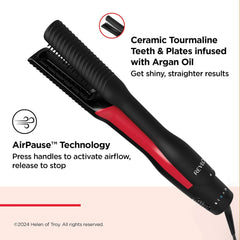 One-Step Air Straight 2-in-1 Dryer & Straightener – Hot Air with Argan Oil Shine Boost