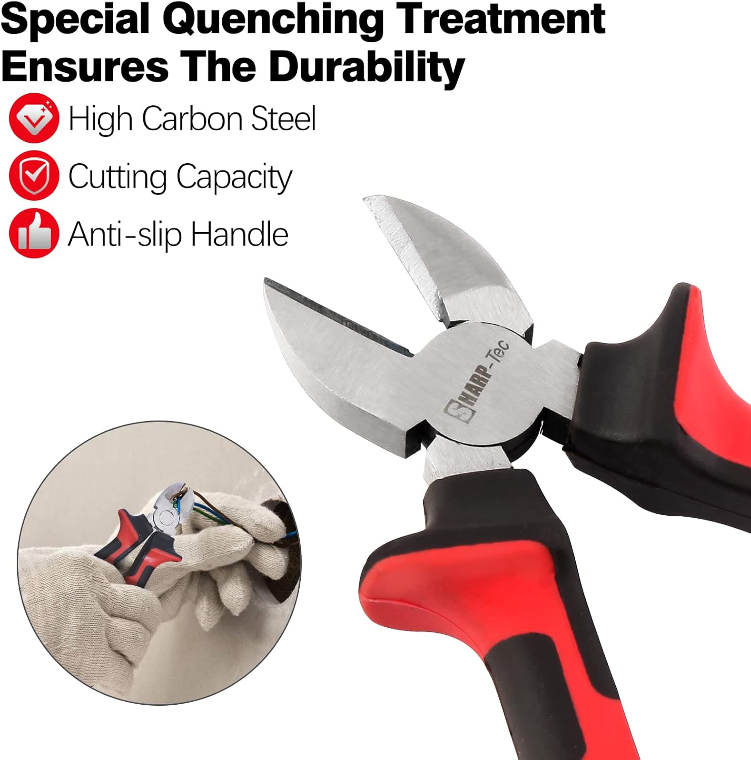 160mm Diagonal Cutting Pliers – Precision Wire Cutters