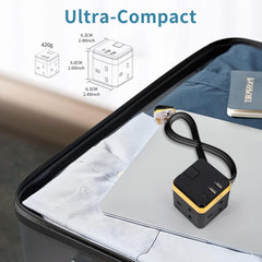 Cube Extension Lead 3 Way with 3 USB (PD 18W) – 2M Cable, 13A/3250W Multi Plug Socket with Switch & Child Safety