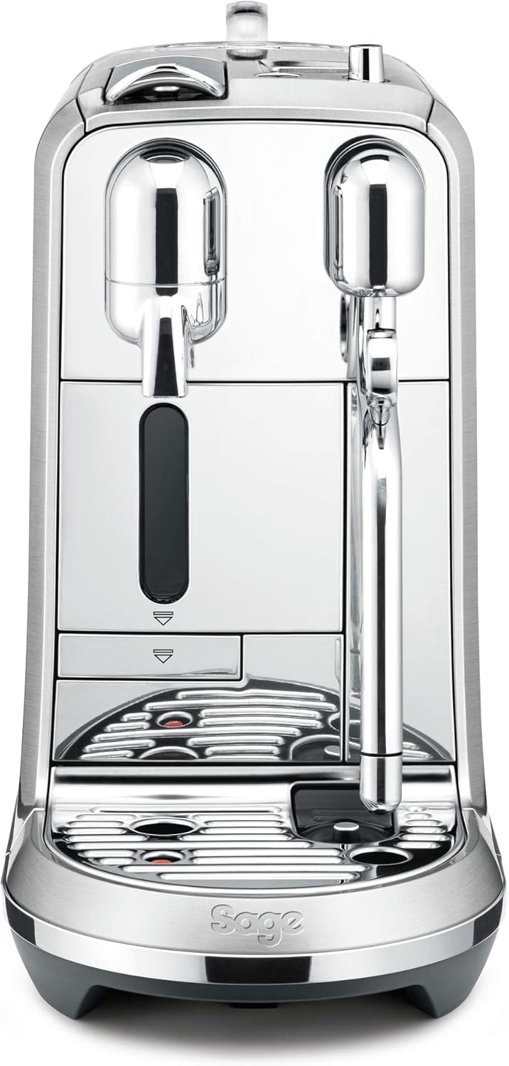 Sage Creatista Plus Coffee Machine – Automatic Pod Espresso Maker with Milk Frother Wand, Brushed Stainless Steel