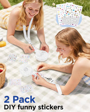 EasyAcc Handheld Fan USB Fans Portable Hand Fan 3 Speeds 180° Foldable with 6 Blades Personal Electric Mini Outdoor Fan with Rechargeable Battery Foldable Handle Desktop for Home Travel Outdoor- White