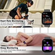 Smart Watch 1.95" HD – Bluetooth Calls, 112+ Sports Modes, Fitness Tracker, IP68 Waterproof