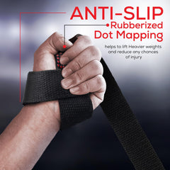 Anti-Slip Weight Lifting Straps – Gel Padded Wrist Support for Men & Women