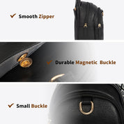 Anti-Theft Crossbody Bag for Women – Small RFID Shoulder Bag with Secure Zippers