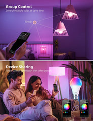 Lepro B22 AI Smart Bulb, Color Changing WiFi 806lm