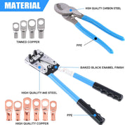Battery Cable Lug Crimping Tool Kit 42Pcs