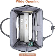 Laptop Rucksack 15.6" – Computer Backpack for School, Travel, Business, College, Grey