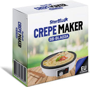 StarBlue 30.5cm White Electric Pancake & Crepe Maker 1000W – Adjustable Thermostat