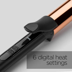 Titanium Brilliance Curls – 32mm Hair Curler for Large Curls & Soft Waves, 6 Heat Settings