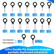 139Pcs Terminal Removal Tool Kit Depinning Set