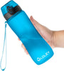 25oz BPA-Free Tritan Water Bottle – Leakproof Sports Bottle with Straw & Time Marks