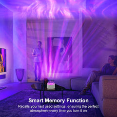 Aurora Projector Light with Remote, 16 Color Galaxy Mood Night Lamp