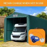 16amp to 13amp Adapter Caravan Hook Up Cable 240V 3 Pin UK Electric Hook Up For Camping, Caravan, Campervan Mains To UK Plugs Orange