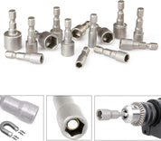 10 Pcs Magnetic Hex Socket Set 6-19mm Hex Drill Bits