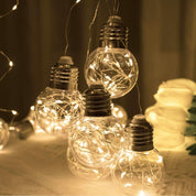 Wishing Ball Curtain Lights 200 LED Warm White Fairy String Lights with Remote