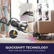 EUREKA NEU800 Upright Vacuum Cleaner Black & Purple 1.3L