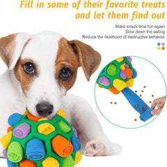 Snuffle Ball for Dogs – Interactive Puzzle Toy, Slow Feeder & Bite-Resistant Fun