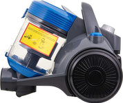 Amazon Basics Compact Bagless Cylinder Vacuum Cleaner 700W – HEPA Filter, Lightweight Design for Hard Floors & Carpets (UK) – Blue