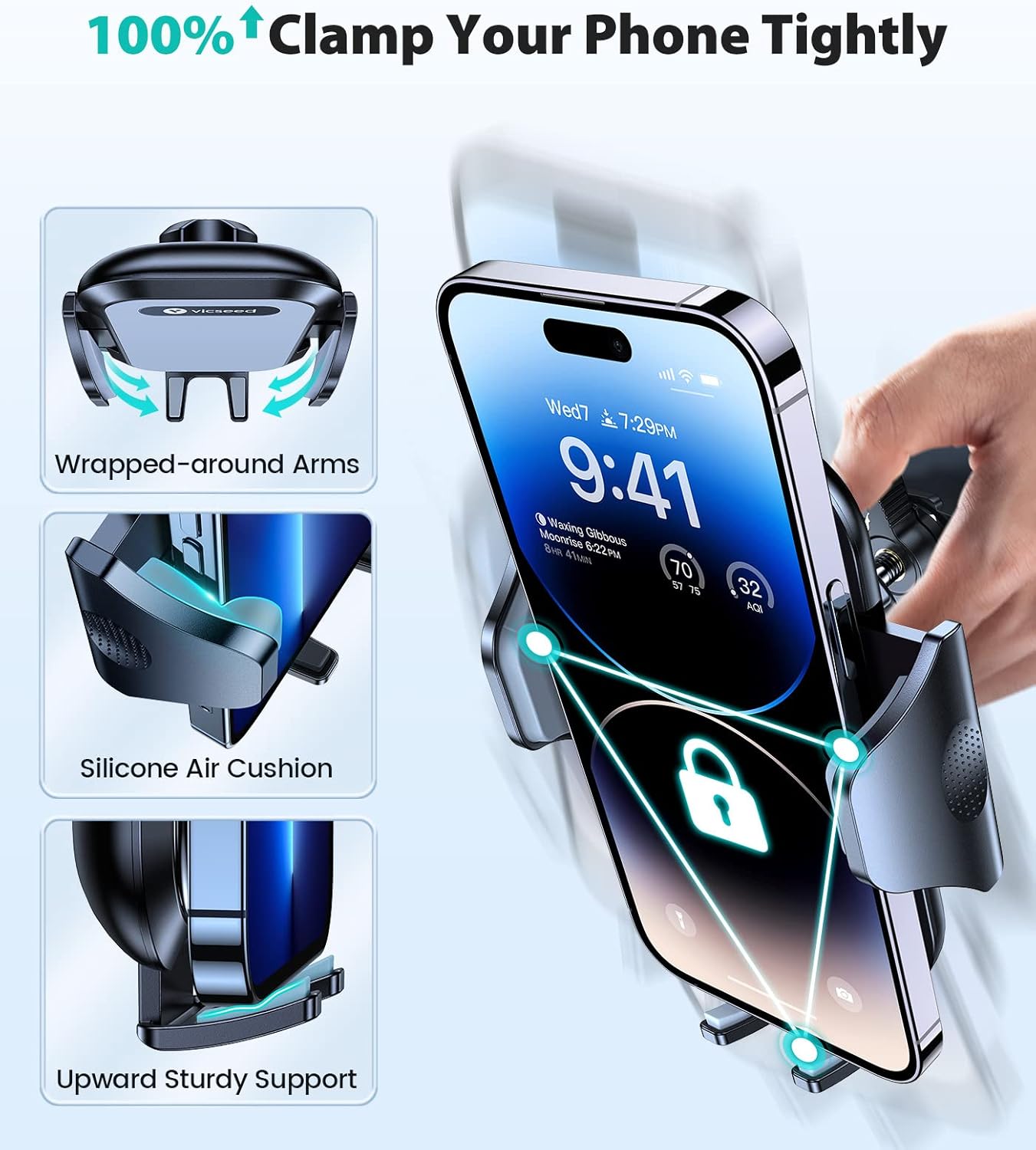 Rally Racing-Grade 3-in-1 Car Phone Holder