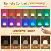 Night Light for Kids with 12 White Noise & 35 RGB Lighting Modes - Rechargeable & Dimmable Baby Night Light Lamp