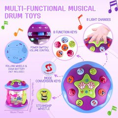 Untimaty Ocean Musical Baby Toy – Rotating Sensory Play for 6–18M & 1st Birthday Gift