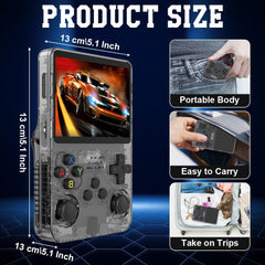 Retro R36S Handheld Game Console – 15,000+ Games, 3.5