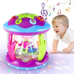 Untimaty Ocean Musical Baby Toy – Rotating Sensory Play for 6–18M & 1st Birthday Gift