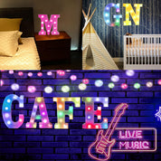 Light Up LED Marquee Letter K – 18 Colors with Remote