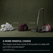 AEG ANIMAL 5000 Bagless Vacuum Cleaner, 3L, Compact, 78dB, 8.5m Action Radius, High Filtration, Multi-Surface, Dark Red