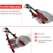 4-Piece 8" Pliers Set with Wire Cutters & Water Pump Pliers