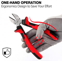 Sharp-tec 160mm Diagonal Side Cutters 4-Pack