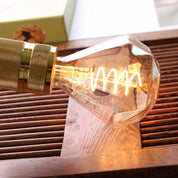 Vintage E27 Diamond LED Edison Bulb 4W Warm White 2 Pack