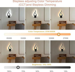 Smart LED Wall Light - App & Remote Control with Voice Control & Timer