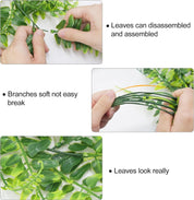 Huryfox Artificial Hanging Fern Vine – Faux Ivy Greenery for Indoor & Outdoor Home Décor